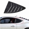 Toyota Black Style Rear Quarter Window Louvers 2013-2018