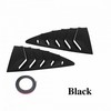 Toyota Black Style Rear Quarter Window Louvers 2013-2018