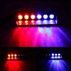High Power DC Motorcycle LED Police Emergency Lights Red Blue