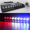 Car Emergency Light 9 LED Red Blue Flasher Strobe Light