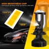 Y6 H4 Hi-Lo Mini Projector Lens Car Styling Headlights