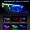 Multicolor 2 Pieces RGB LED Strip Light 
