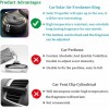 Solar Power Car Air Freshener Perfume