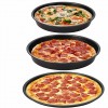 Nonstick Round Pizza Pan for Evenly Cooked Delicious Pizzas 3 pcs