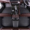 7D Luxury Floor Mats Black & Red Stitching For Toyota Fortuner 2016-2019