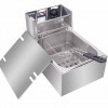 Royalford Stainless Steel Single Cylinder Electric Fryer Get the Perfect Fry Every Time