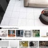 Thicker Peel and Stick White Marble Tiles Pack Of 30 