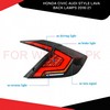 Honda Civic Audi Style Lava Back Lamps 2016-21