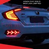 Honda Civic 2016-21 Back Lava Lamp Red