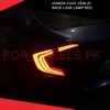 Honda Civic 2016-21 Back Lava Lamp Red