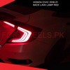 Honda Civic 2016-21 Back Lava Lamp Red