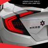 Honda Civic 2016-21 Back Lava Lamp Red