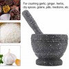 Manual Mortar and Pestle The Best Way to Grind Garlic, Spices, and Herbs