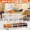 Acrylic Pepper Salt Spice Rack Buy 01 Get 01 Free