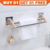 Stainless Steel Double Towel Bar Buy 01 & Get 01 Free