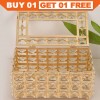 Crystal Tissue Box Cover Buy 01 & Get 01 Free