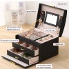 3 Layer Lockable Jewellery Box