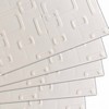 Beige Cream Circular Shapes 3D Wall Panel, Peel And Stick Wall Sticker Pack Of 40 