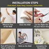 Beige Cream Circular Shapes 3D Wall Panel, Peel And Stick Wall Sticker Pack Of 40 