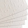 Beige Cream Circular Shapes 3D Wall Panel, Peel And Stick Wall Sticker Pack Of 50