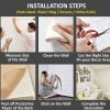 Beige Cream Circular Shapes 3D Wall Panel, Peel And Stick Wall Sticker Pack Of 50