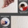Beige Cream Circular Shapes 3D Wall Panel, Peel And Stick Wall Sticker Pack Of 50