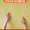 Foam 3D Wallpaper Sticker Yellow Pack Of 30