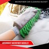 Microfiber Car Cleaning Bucket With Free Shampoo
