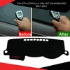 Toyota Corolla 2001 Velvet Dashboard Mat