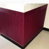 3D Self Adhesive Wall Stickers Wood Grain Dark Maroon Pack Of 30