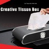 Car Tissue Box With Clock