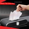 Car Tissue Box With Clock