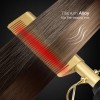 Heat Adjustable Temperature Iron Comb Straightening or Curly Hair