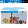 Anex AG 13 Handy Juicer and Meat Mincer 2 in 1 Kitchen Appliance for Juicing and Mincing