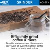 Anex AG-633 Grinder Professional Grade Grinder for Home and Commercial Use