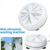 Portable Mini Washing Machine Ultrasonic Turbine Clothes Washer for Travel Home