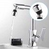 2 Modes Faucet 360° Rotating Kitchen Sink Faucet with Sprayer