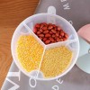 3 Partition Pulse and Grain Container Airtight Food Containers