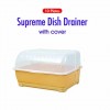 Covered Dish Drainer Rack Kitchen Sink Organizer and Drying Solution