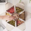 Transparent Dry Fruit Tray Elegant Display for Your Nuts and Dried Fruits