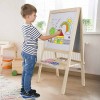 Wooden Double Sided Whiteboard And Blackboard Toy
