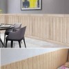 3D Self Adhesive Wall Stickers Wood Grain Foam Pack Of 40