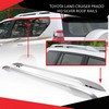 Toyota Land Cruiser Prado Hq Silver Roof Rails
