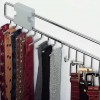 Tie And Belt Rack, Extending, For 9 Ties And 5 Belts