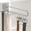 Tie And Belt Rack, Extending, For 9 Ties And 5 Belts