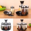 6 Jars Rotating Spice Organizer