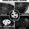 Football Style Bar B Que Grill and Oven with Moving Stand