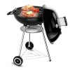 Football Style Bar B Que Grill and Oven with Moving Stand