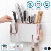 Wall Mount Utensil Knife Rack Organizer