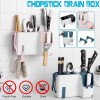 Wall Mount Utensil Knife Rack Organizer